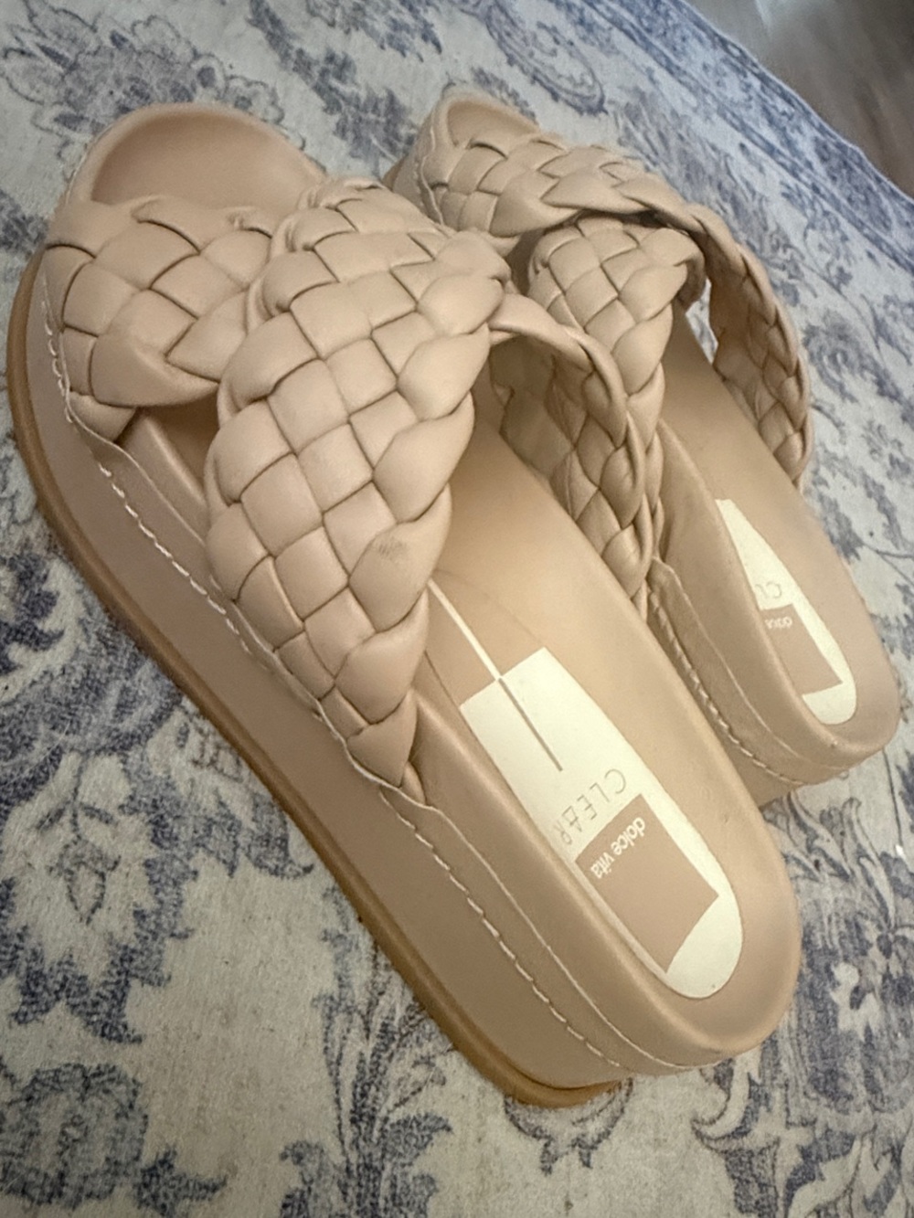 Dolce vita Braided Platform Slide Sandals in Beige 8 super cute and stylish